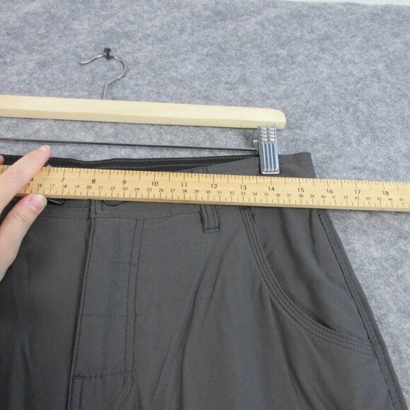 Prana Relaxed Fit Men Hiking Pants Convertible Roll Up Stretch 30 x 32 Gray 372 - Picture 13 of 16